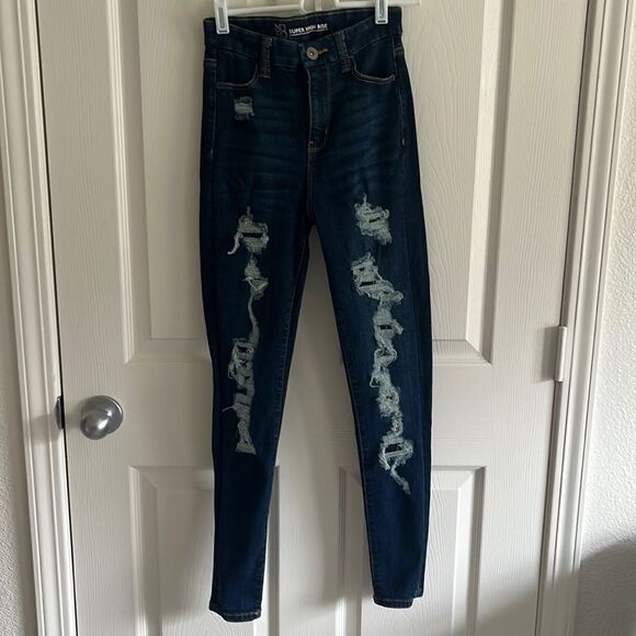🔹4/$25 Ripped High-Rise Skinny Jeans - Picture 1 of 8